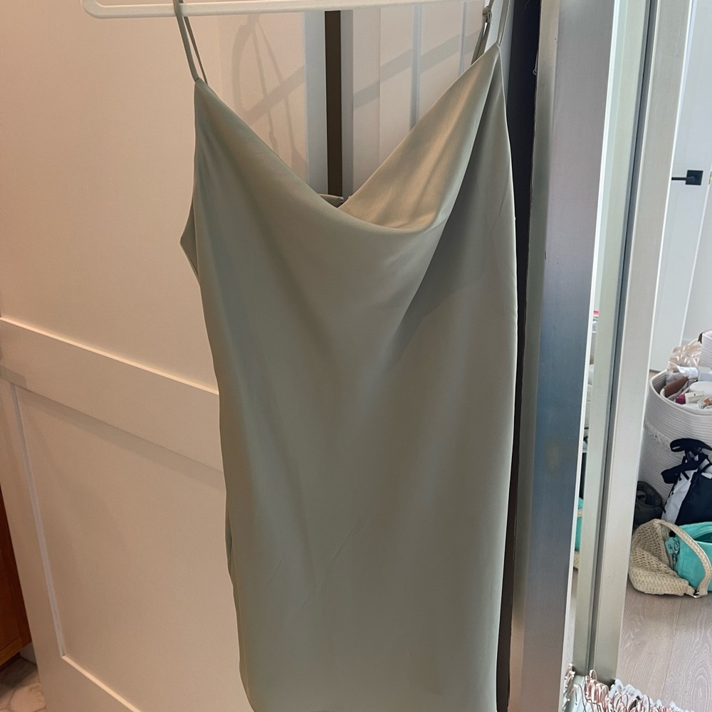 URBAN OUTFITTERS Sage Green Slip Dress